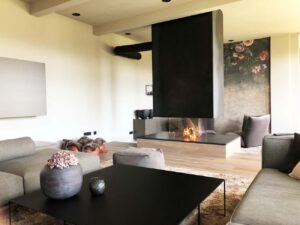 Minimalistischer Kaminofen von Mandl & Bauer