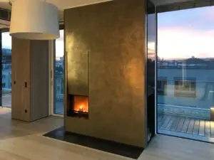 Minimalistischer Kaminofen von Mandl & Bauer