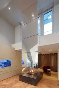 Verspiegelter Kaminofen von Mandl & Bauer